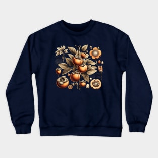 Vintage Persimmon Botanical Crewneck Sweatshirt